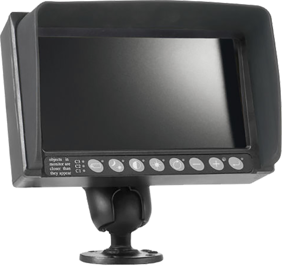 A black and white picture of a monitor