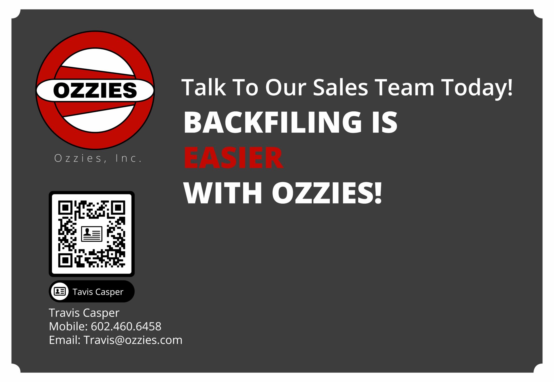 A picture of the back filing is easier with ozzies.