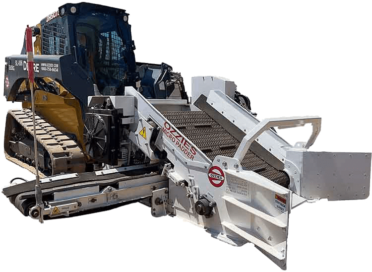 Micro-Padder attached to skid steer